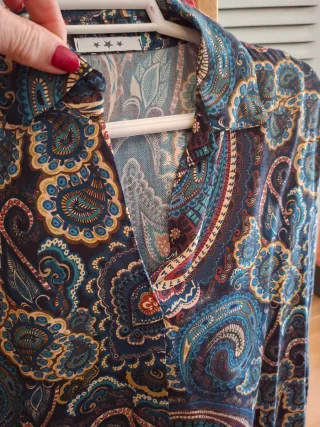 Vestido estampado paisley