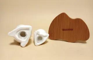 Set SALE PEPE BRANDANI Porcellana LEGNO Papere