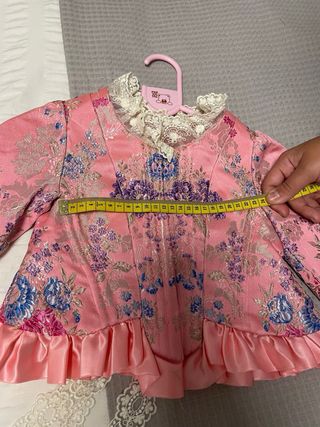 Traje de Fallera Niña con Cancán