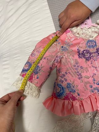 Traje de Fallera Niña con Cancán