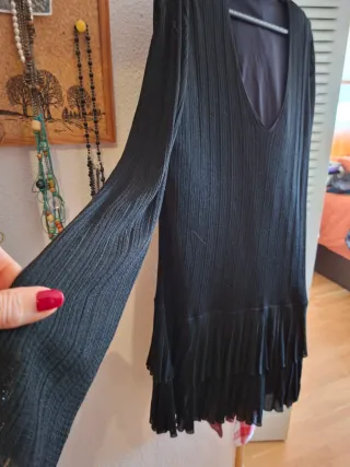 Vestido Zara Negro Talla l