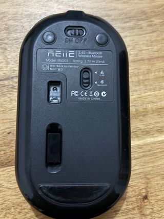 Ratón Inalámbrico Dual (Bluetooth + 2.4G) REIIE RM