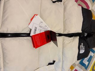 Chaleco The North Face Nuptse Negro/Blanco