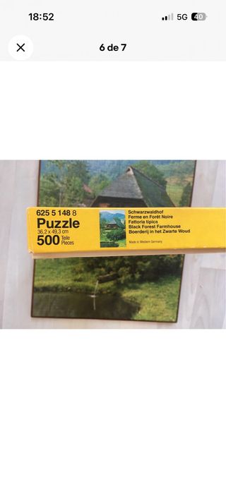 Puzzle Ravensburger 500 Piezas Selva Negra