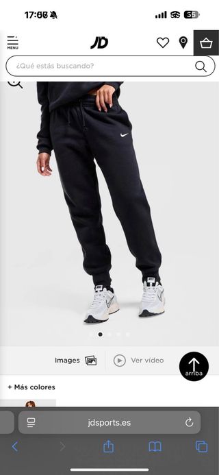 Pantalón chándal Nike negro