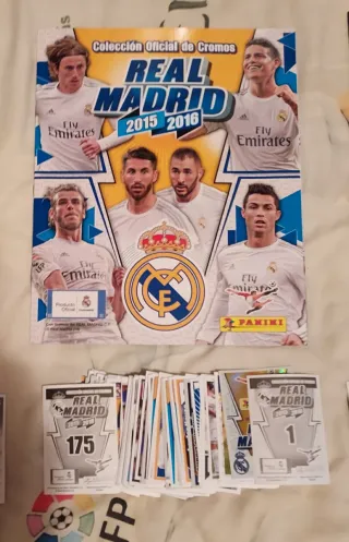 Albumes real madrid panini lote 4 album completos
