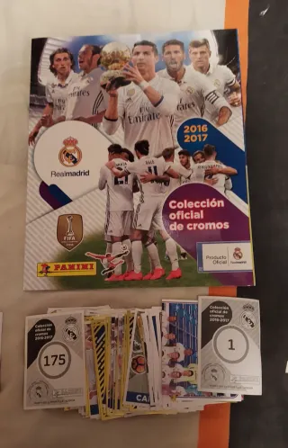 Albumes real madrid panini lote 4 album completos