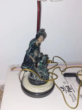 Lámparas de mesita antiguas, en muy buen estado