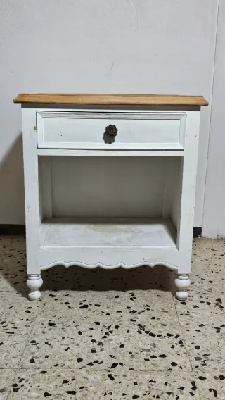 Mesita retro madera para restaurar