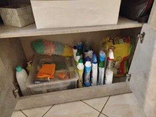 Mobile contenitore legno grigio