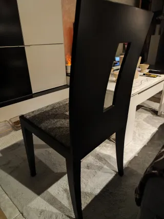 Pack 2-4 Sillas Comedor Madera Tapizadas