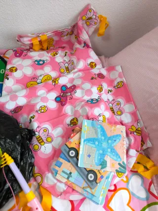 Lote juegos infantiles diana, patos de pesca