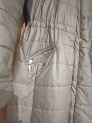 Chaquetón beige mujer talla 42