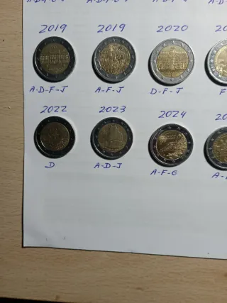 Monedas 2€ Alemania