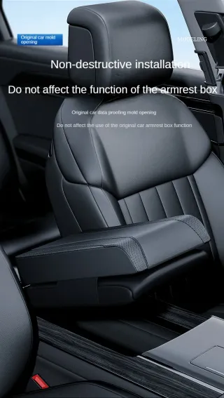 Reposabrazos consola central negro