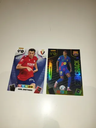 12 cromos Panini Adrenalyn Liga 2025/26