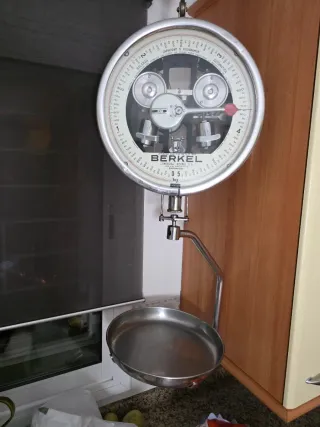Balanza antigua BERKEL 5 kg mercado 1956
