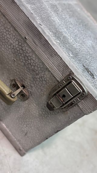 Caixa de alumínio vintage flightcase
