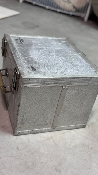 Caixa de alumínio vintage flightcase