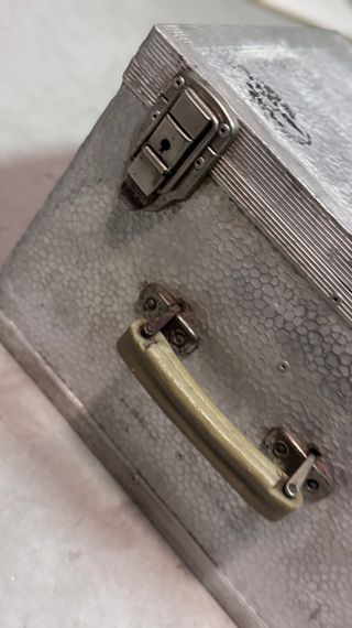 Caixa de alumínio vintage flightcase