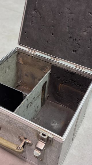 Caixa de alumínio vintage flightcase