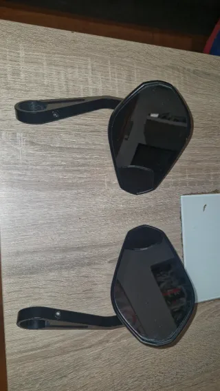 Espejos retrovisores moto negros
