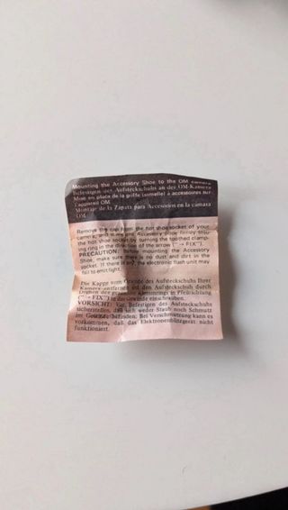 Olympus Accessory Shoe 2