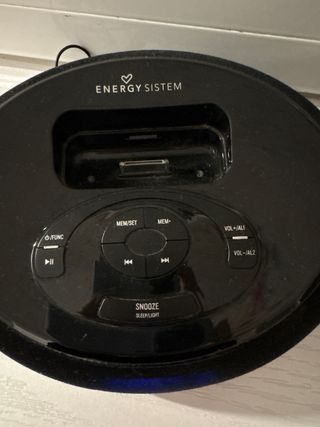 Radio Despertador Energy Sistem Negro