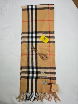 Bufanda Burberry Beige/Marrón - Nueva