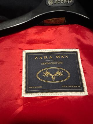 Chaqueta Zara Chaleco Marrón y Verde