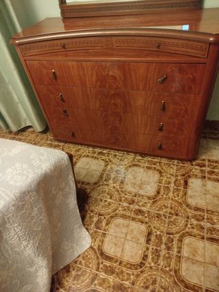 Dormitorio Matrimonio Madera y Tela