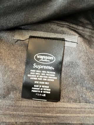 Chaqueta Supreme Vanson Gore-Tex Negra