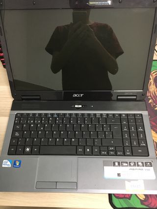 Portátil Acer Negro aspire 5732z