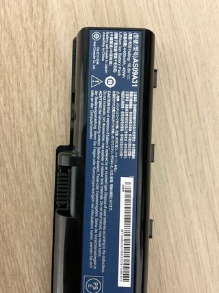 Portátil Acer Negro aspire 5732z