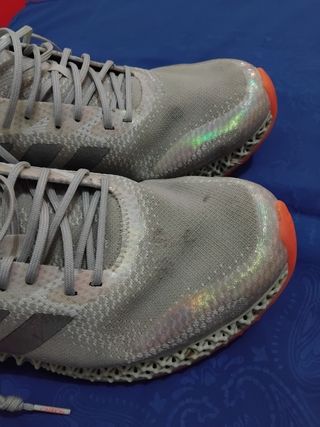 Zapatillas Adidas 4D Running Naranja Blanco