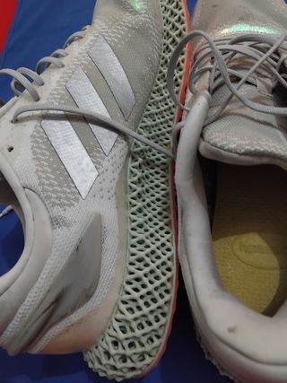 Zapatillas Adidas 4D Running Naranja Blanco