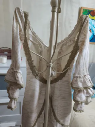 Vestido Gitana Hecho a Mano Talla 34-36