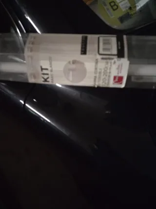 Barra Cortina Extensible Blanca 120-200cm