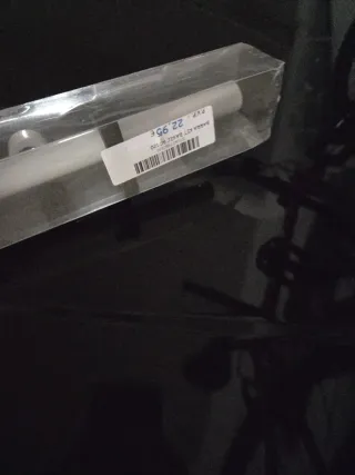 Barra Cortina Extensible Blanca 120-200cm