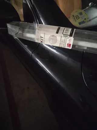 Barra Cortina Extensible Blanca 120-200cm