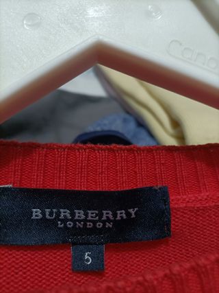 Jersey Burberry Rojo Talla L