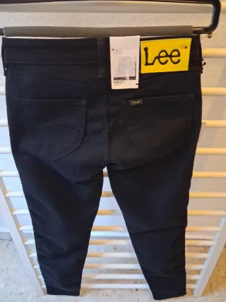 Pantalón vaquero negro Lee x Smiley