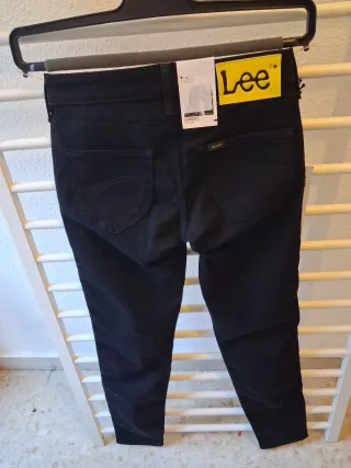 Pantalón vaquero negro Lee x Smiley