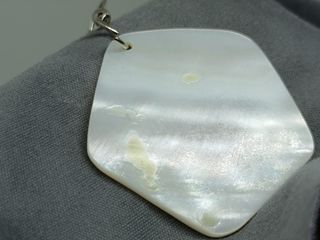 Pendientes Vintage Nácar Blanco Brillante