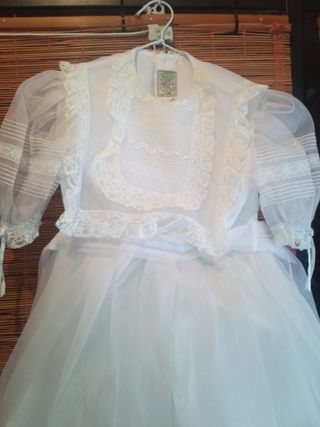 Vestido de comunión niña blanco