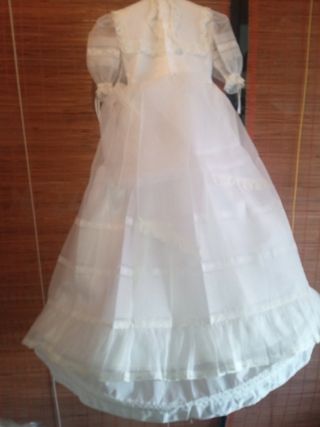 Vestido de comunión niña blanco