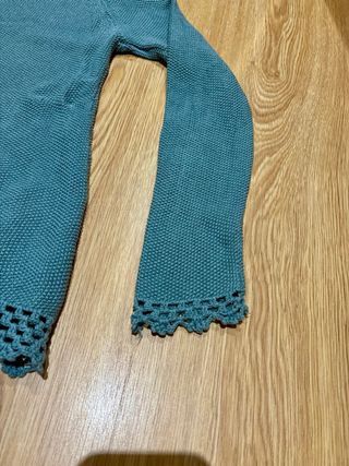 Jersey Puri Puntas Talla Única Azul Teal