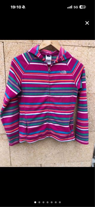 Sudadera The North Face Talla M Rayas