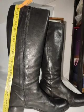Botas altas de piel