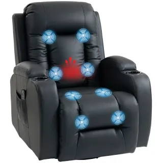 Sillón Masaje Giratorio Relax Reclinable